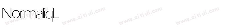 Normaliq Light字体转换
